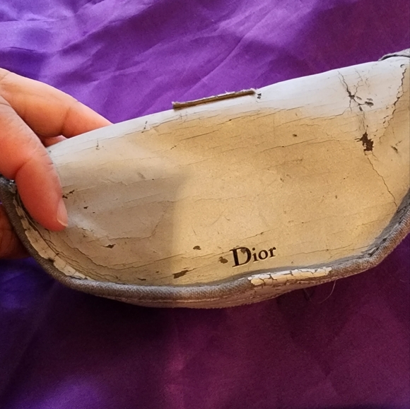 Christian Dior Y2K Sunglasses Black Logo Diamond Crystals Rectangle - Picture 5 of 14